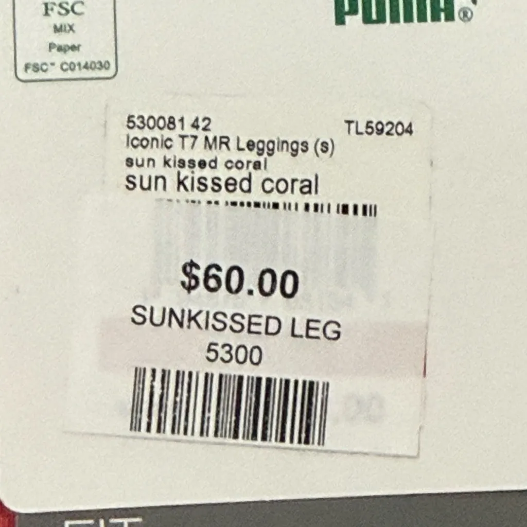 Puma Women's iconic T7 M7 leggings size XS - Image 4