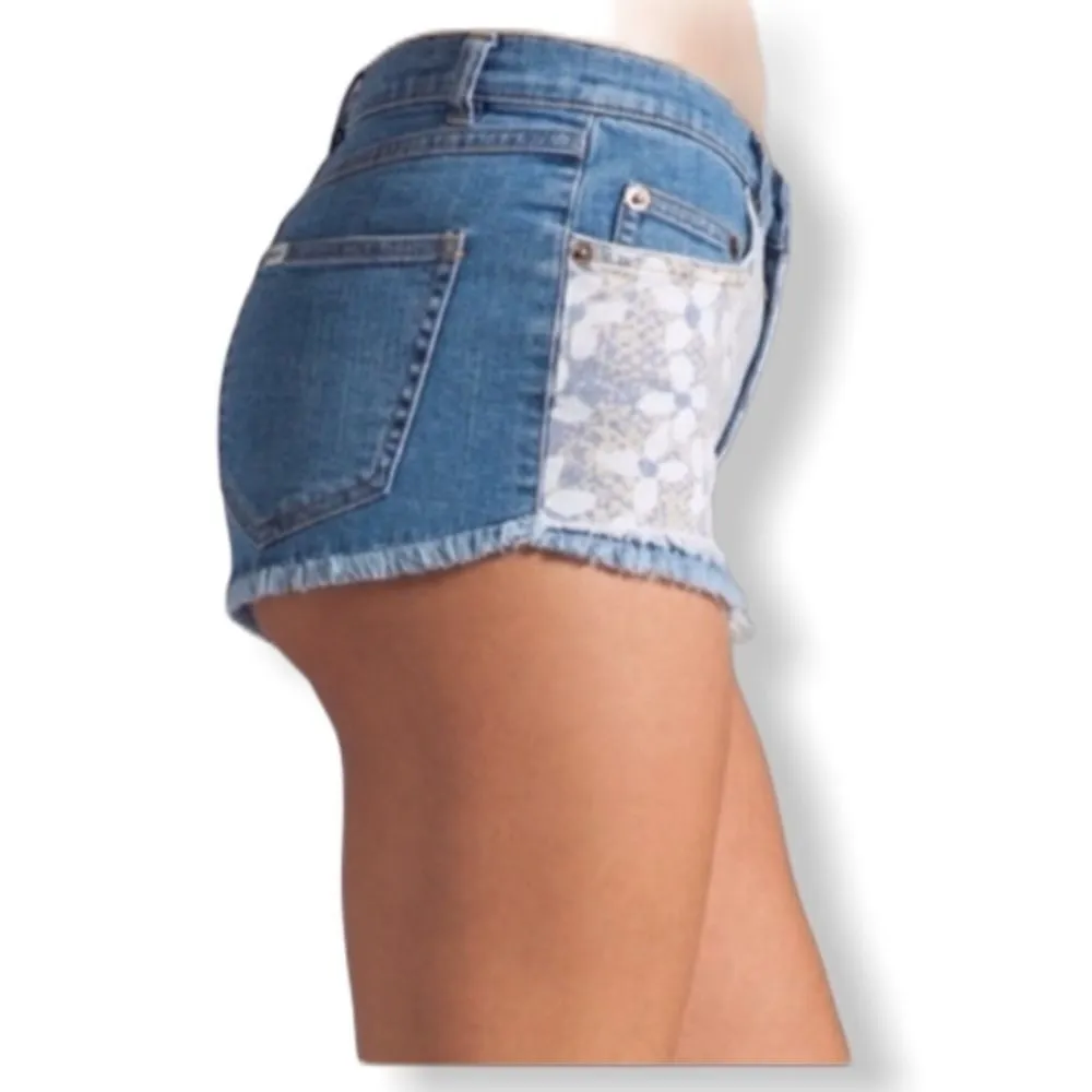 RVCA SZ 27 Mountain Racer Cut off Shorts - Image 5