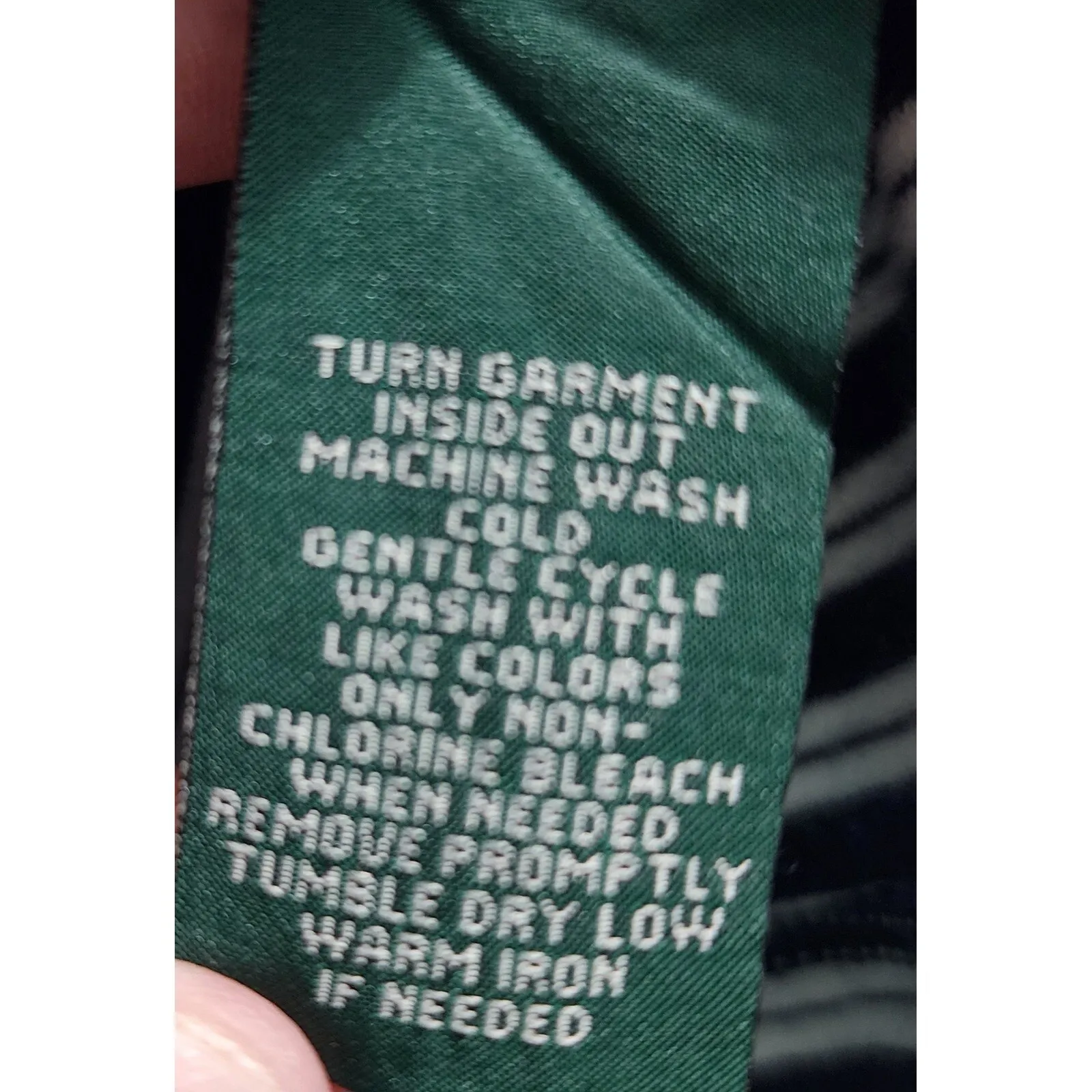 LRL Ralph Lauren Striped Top‎ Denim Trim Casual Tee Shirt Small - Image 6