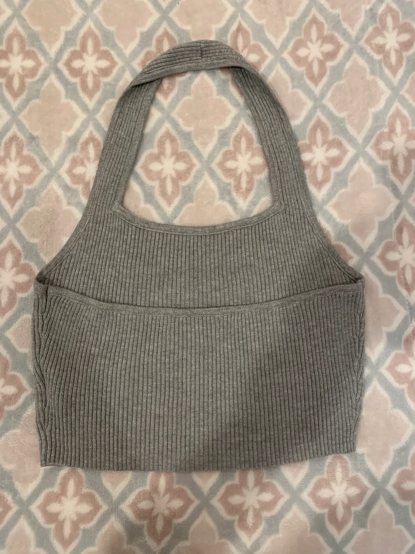 Gray Halter Tank - Image 2