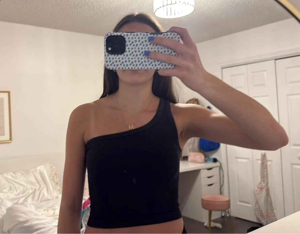 One Strap Ribbed Tank - Image 2