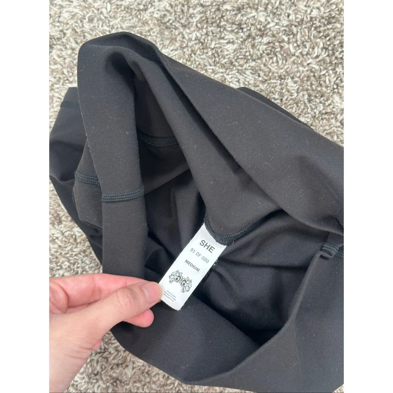 Darc Sport SHE Chopper V2 Energy Pump Shorts M Black Gym Weightlifting Wolf Size M - Image 6