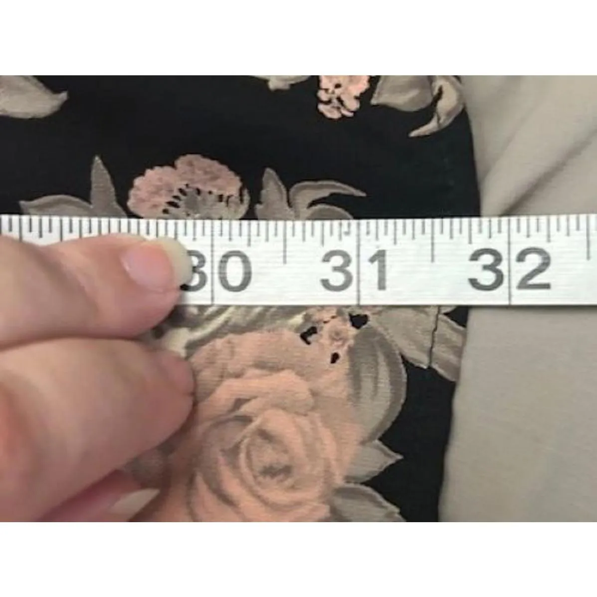 Romantic Mini‎ Dress/Tunic M Black Pink Floral Boho Cottagecore Coquette Elegant - Image 5