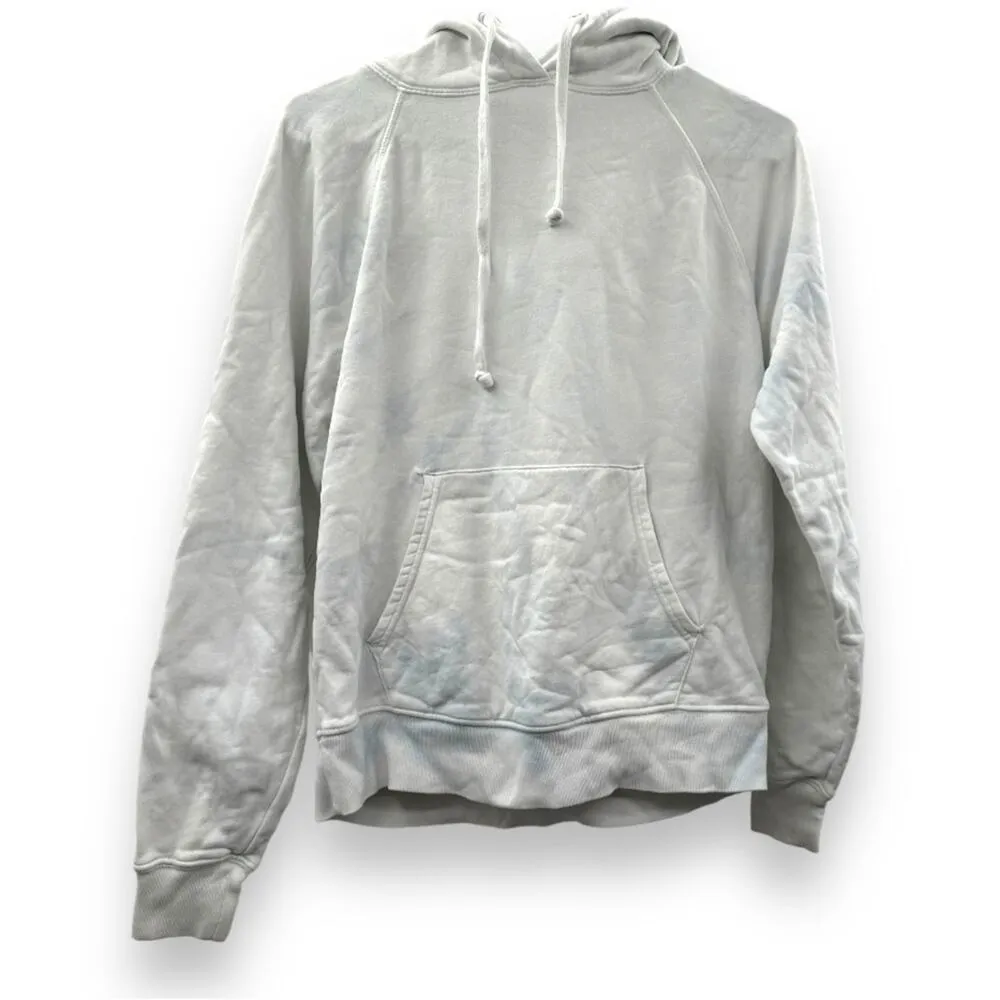 Reformation Tanner White & Blue Light Tie Dye Long Sleeve‎ Hoodie in Tornado XS - Image 2