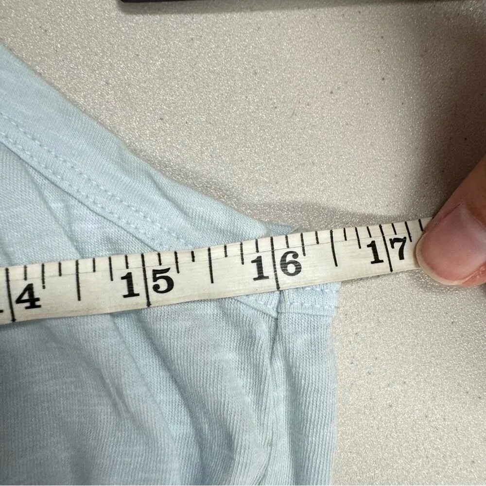 Sundry Light Blue Mini Dress Women’s M Ruched Sleeveless Athletic Hiking Outdoor - Image 7