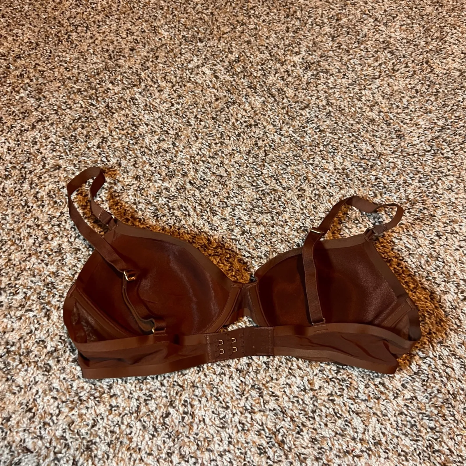 CUUP The Demi Bra Everyday Comfort Support Brown Lingerie 34B Size undefined - Image 3