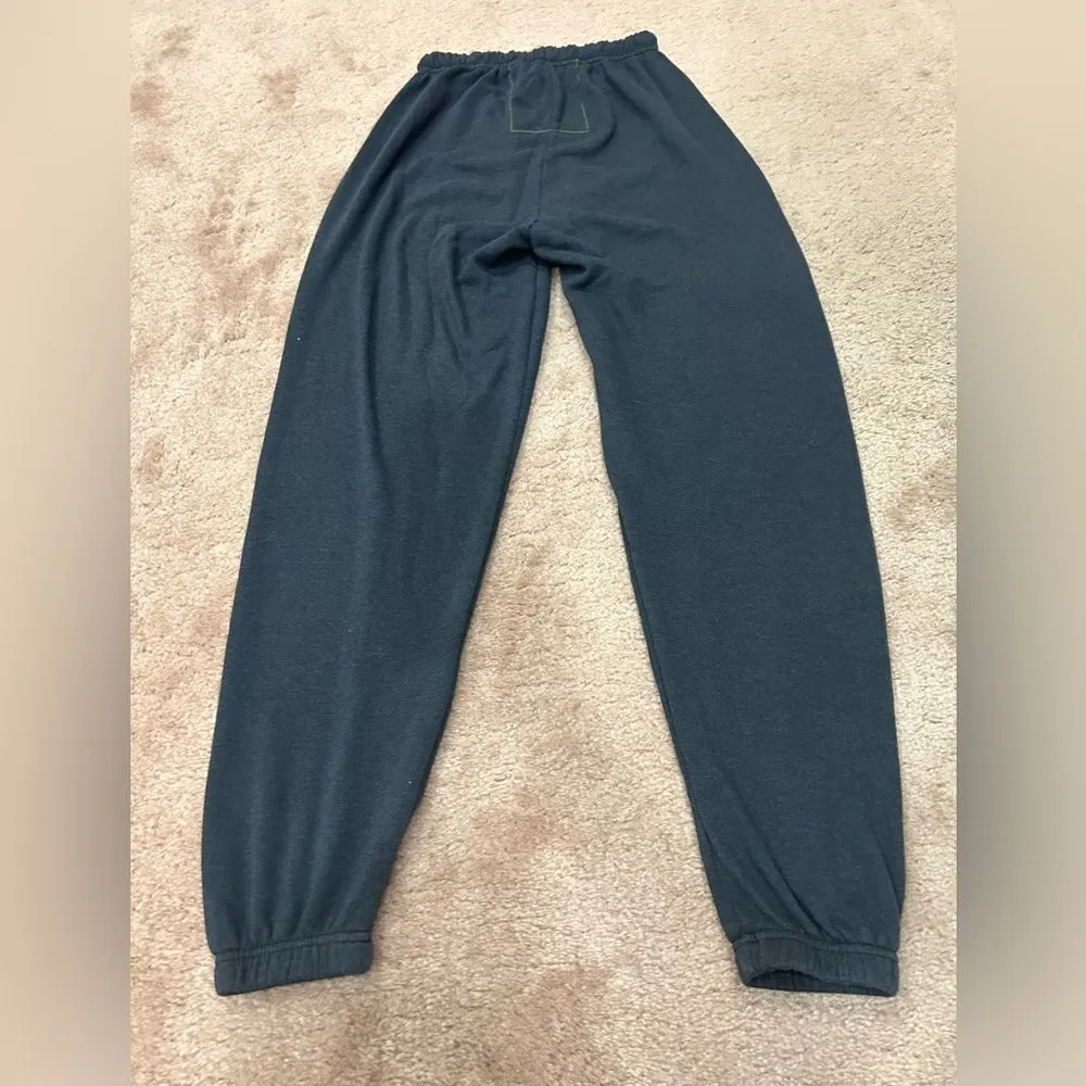 Aviator Nation Charcoal Rainbow Embroidered Sweatpants - Image 7