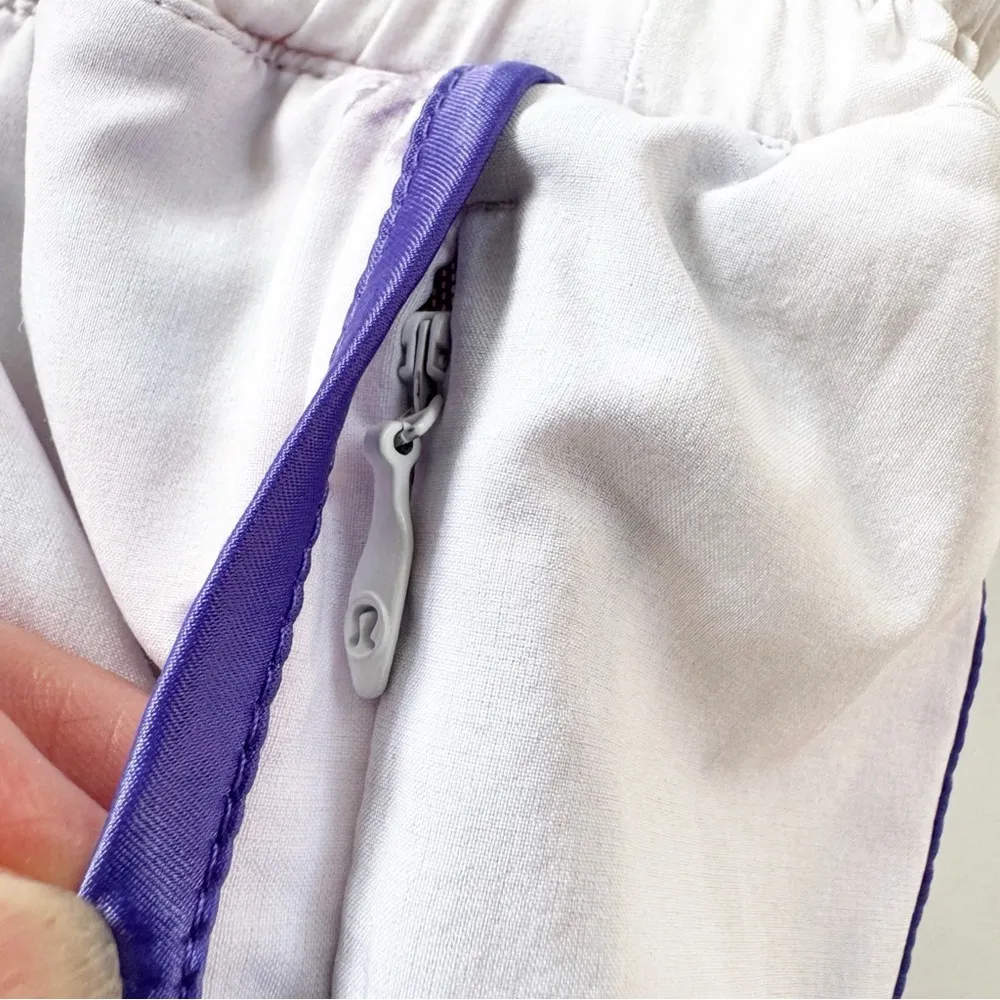 Lululemon Super Squad Short Sunset Stripe Blush Quartz White Iris Flower Size 8 - Image 10