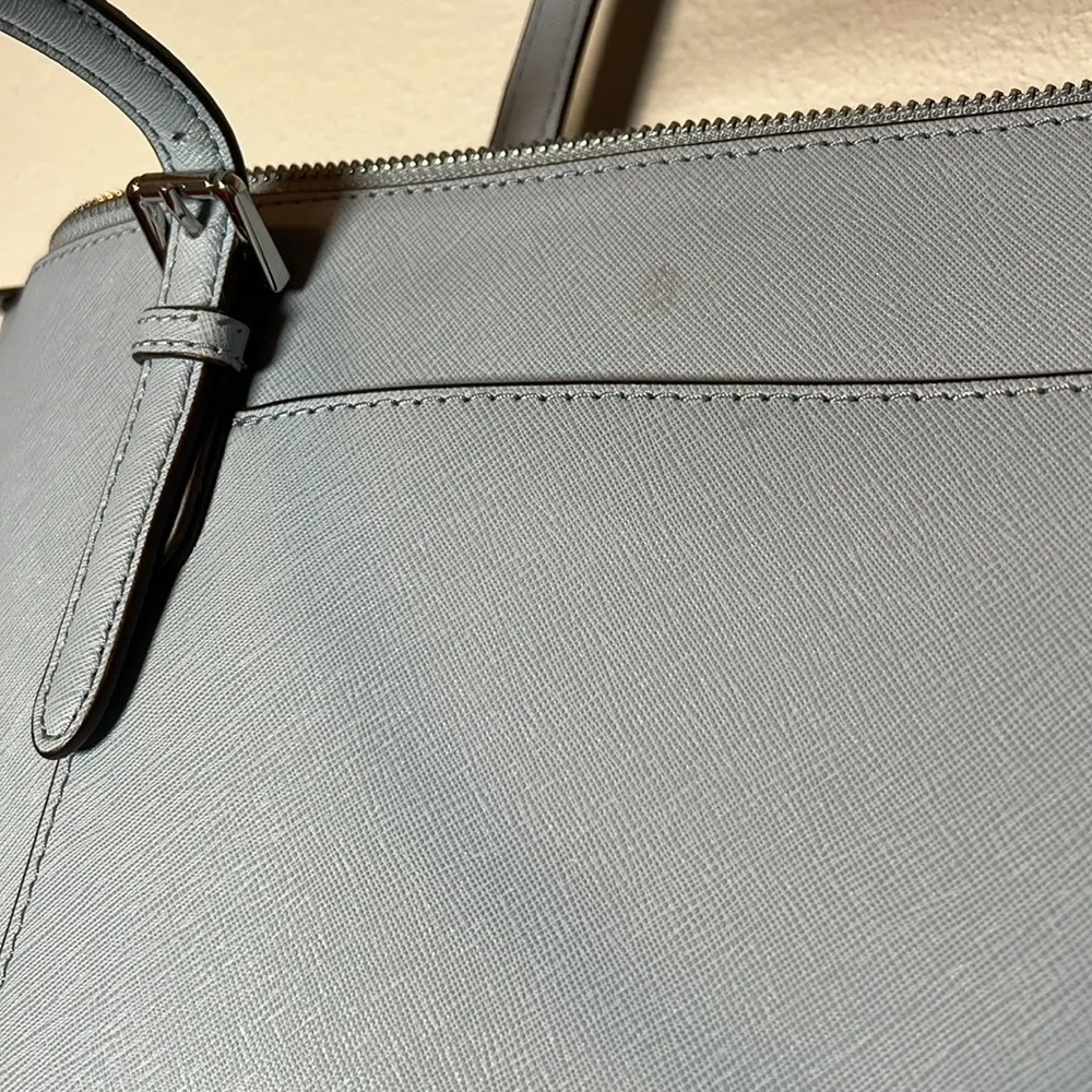 Blue Michael Kors Ciara leather tote - Image 5