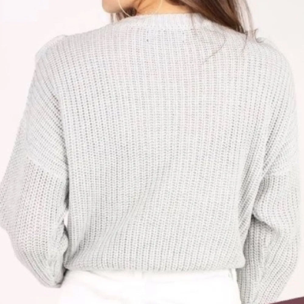 NWT Blank NYC Gray Rum & Ruffles‎ Sweater Medium - Image 3