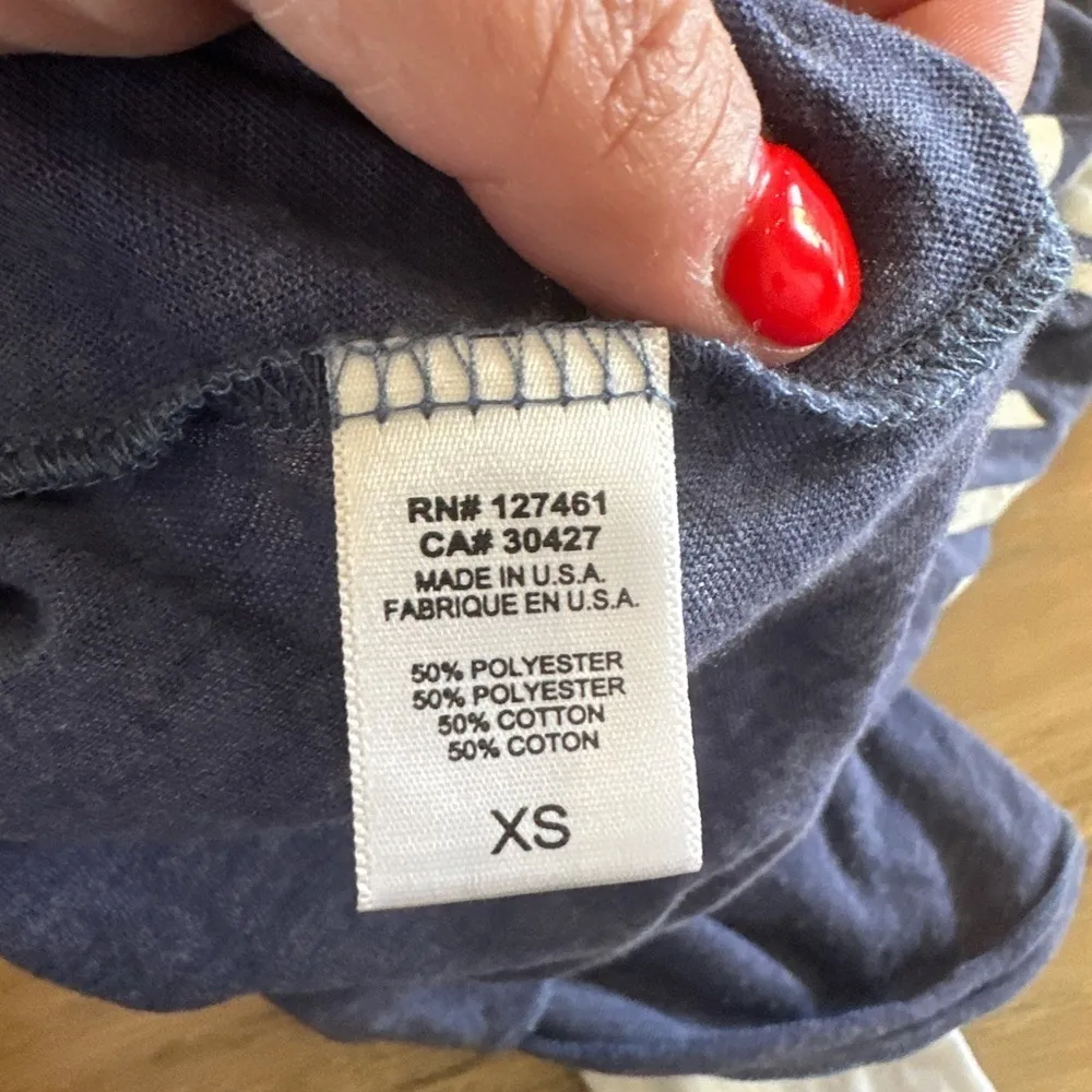 Wildfox  "USA Drinking Team" Raglan Baseball Tee Women's XS Tshirt Top - Image 5