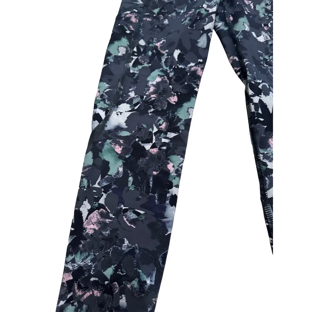 SWEATY BETTY Zero Gravity Slate Gray Nourish Print 7/8 Length Legging Sz XXS NEW - Image 3