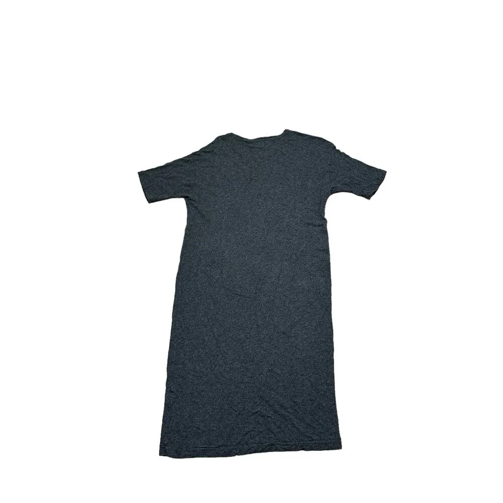 Frank + Oak Heather Grey Jersey Maxi T-Shirt Dress Size XS - Image 3