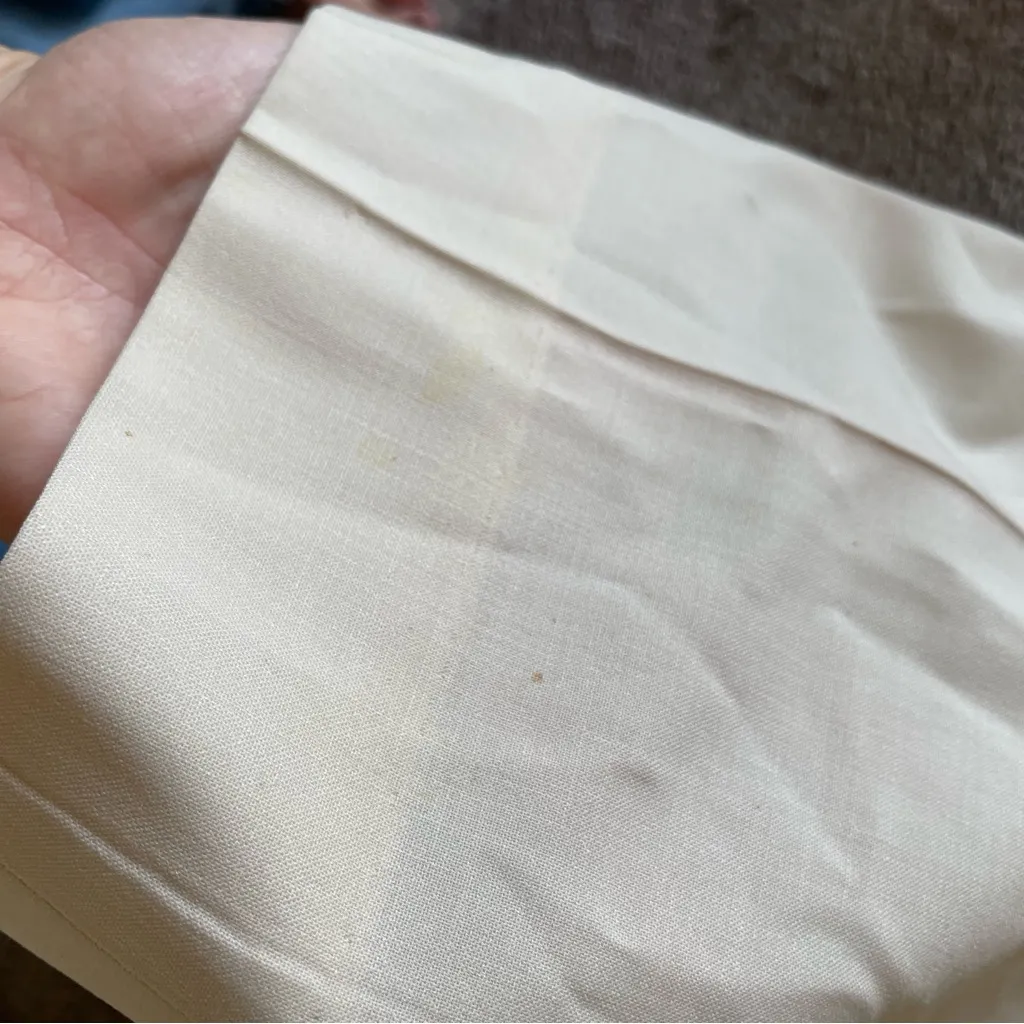 Max Mara Cream Crepe Quiet Luxury High Waisted Pleated Wide Leg Trouser Size 12 - Image 11