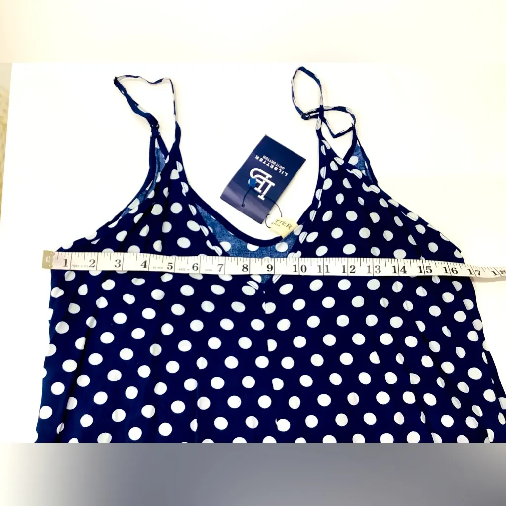 Pretty polka dot maxi dress 💙🤍💙 Blue - Image 7