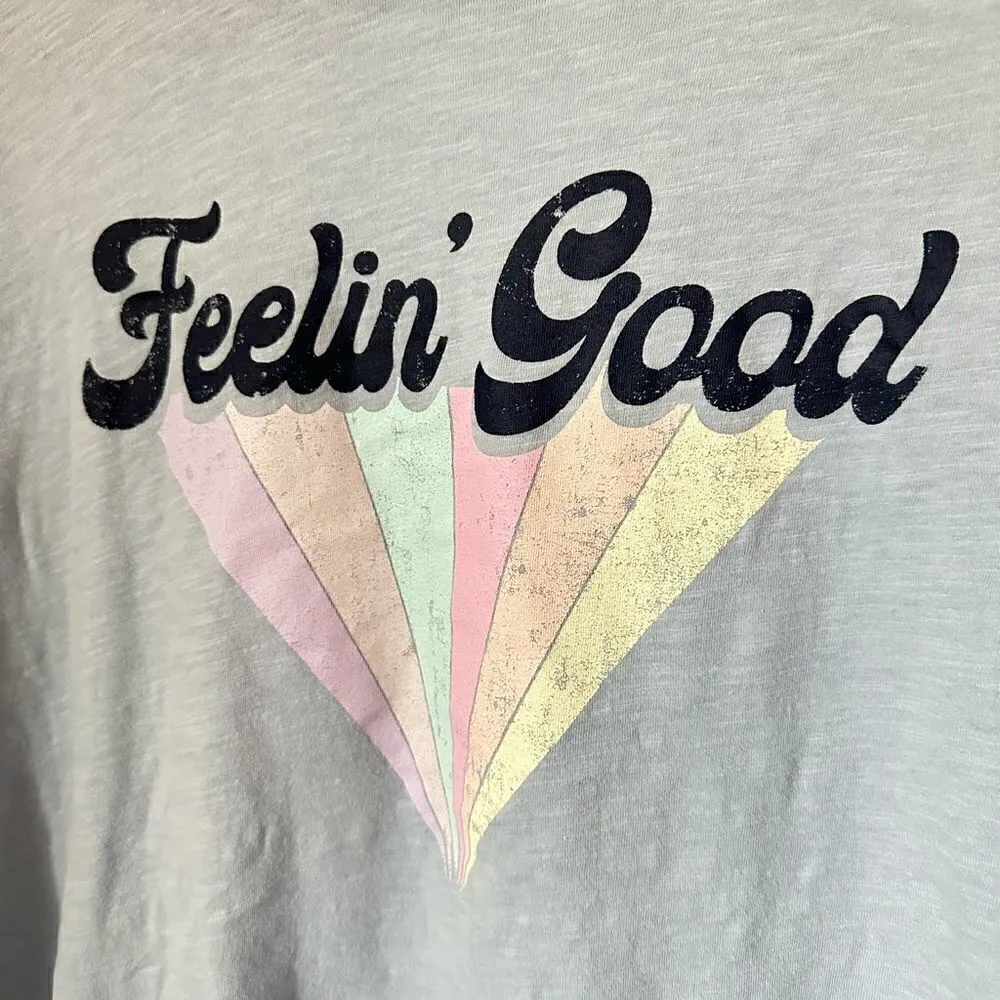 Wildfox  Light Blue 'Feelin' Good' Tee - Image 6
