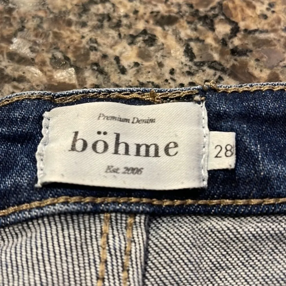 Bohme Denim Blue Jeans Anthro High Waisted Size 28 GUC #7618 - Image 3