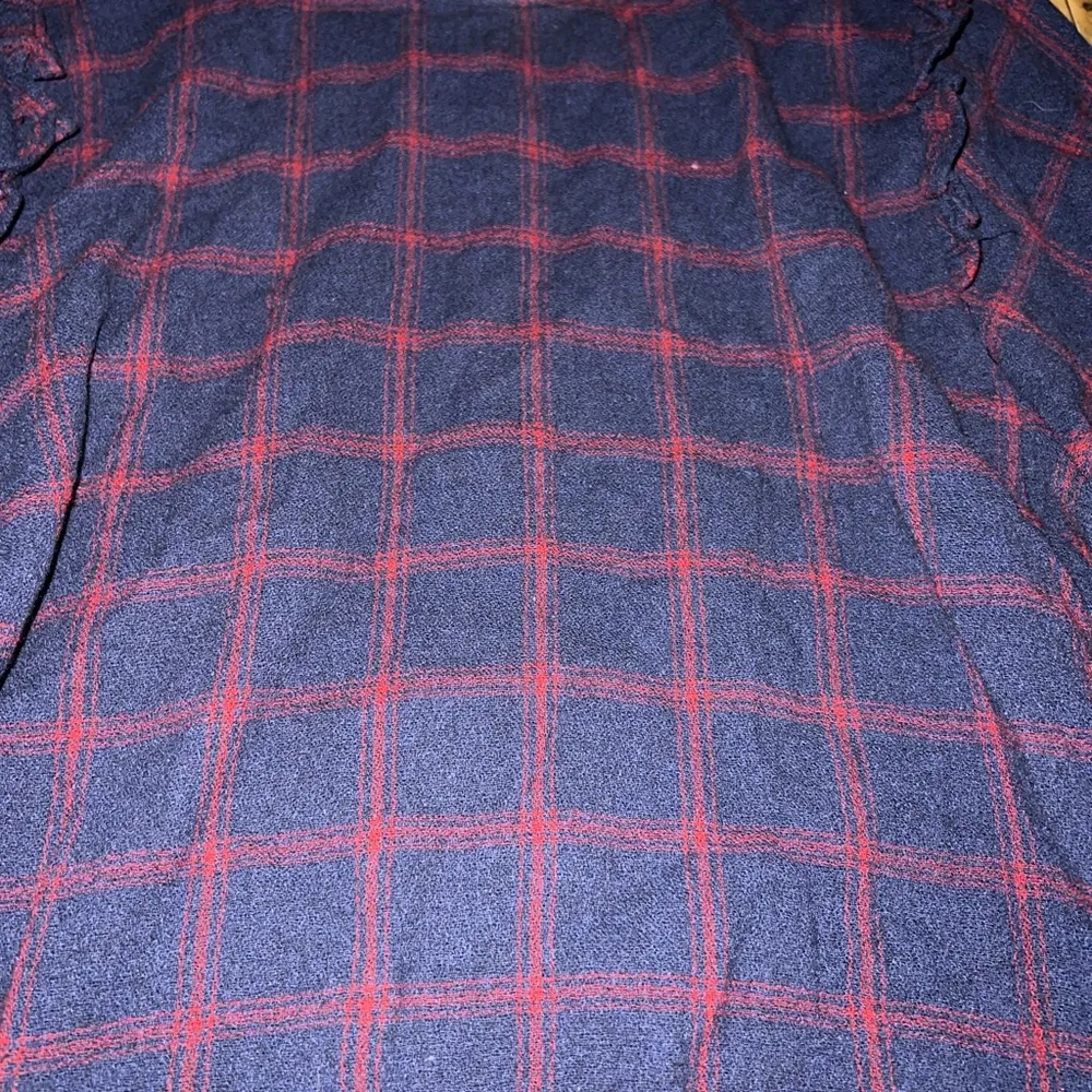 plaid flannel dress Blue Size M - Image 2