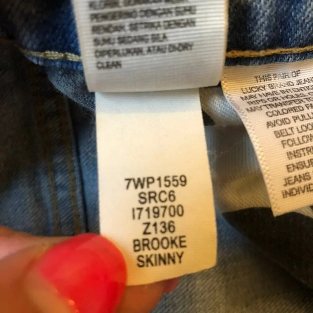 Lucky Brand brooke skinny jeans size 4 / 27 - Image 7