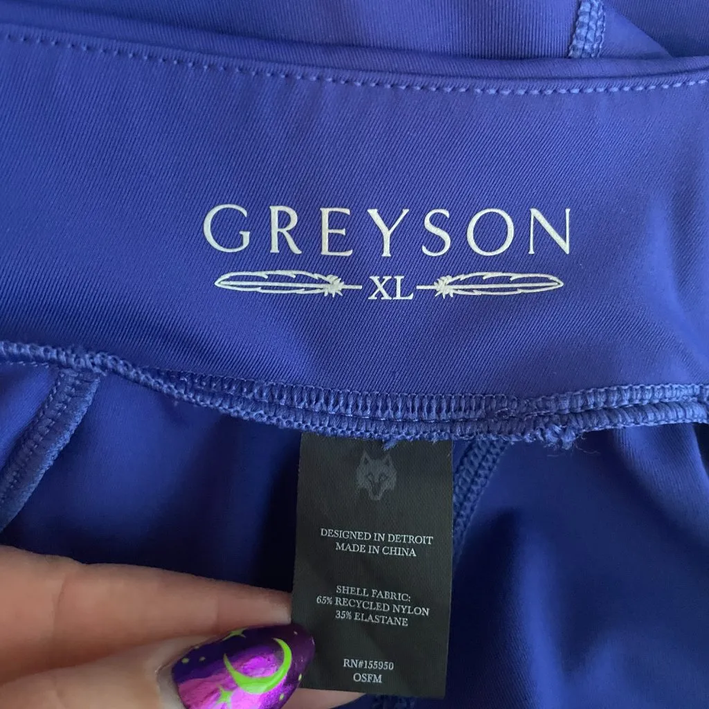 Greyson Women XL Midnight Sky Blue Soleil Mockneck Top Long Sleeve Golf Athletic - Image 8