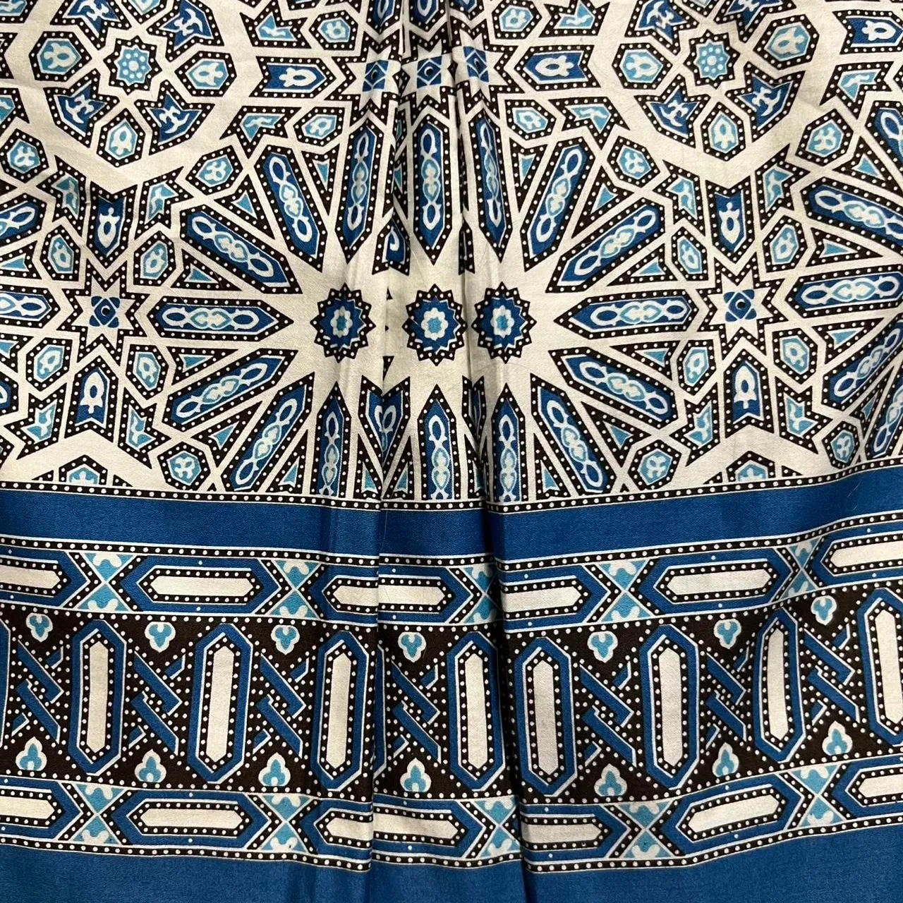 Ann Taylor Petites Moroccan Tile Print A-Line Skirt Size 0P - Image 2