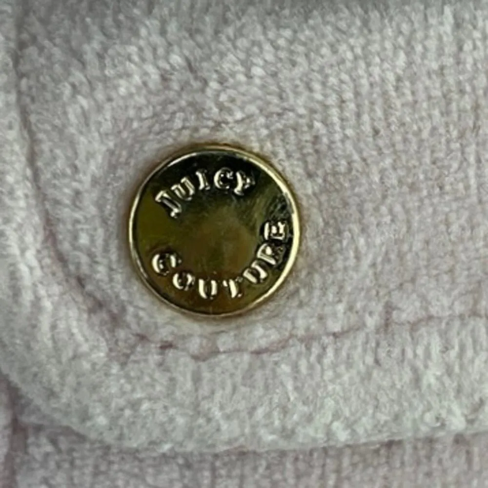 Juicy Couture Pink Drawstring Mid Rise Velour Pocket Jogger Sweatpants Size XXS - Image 5