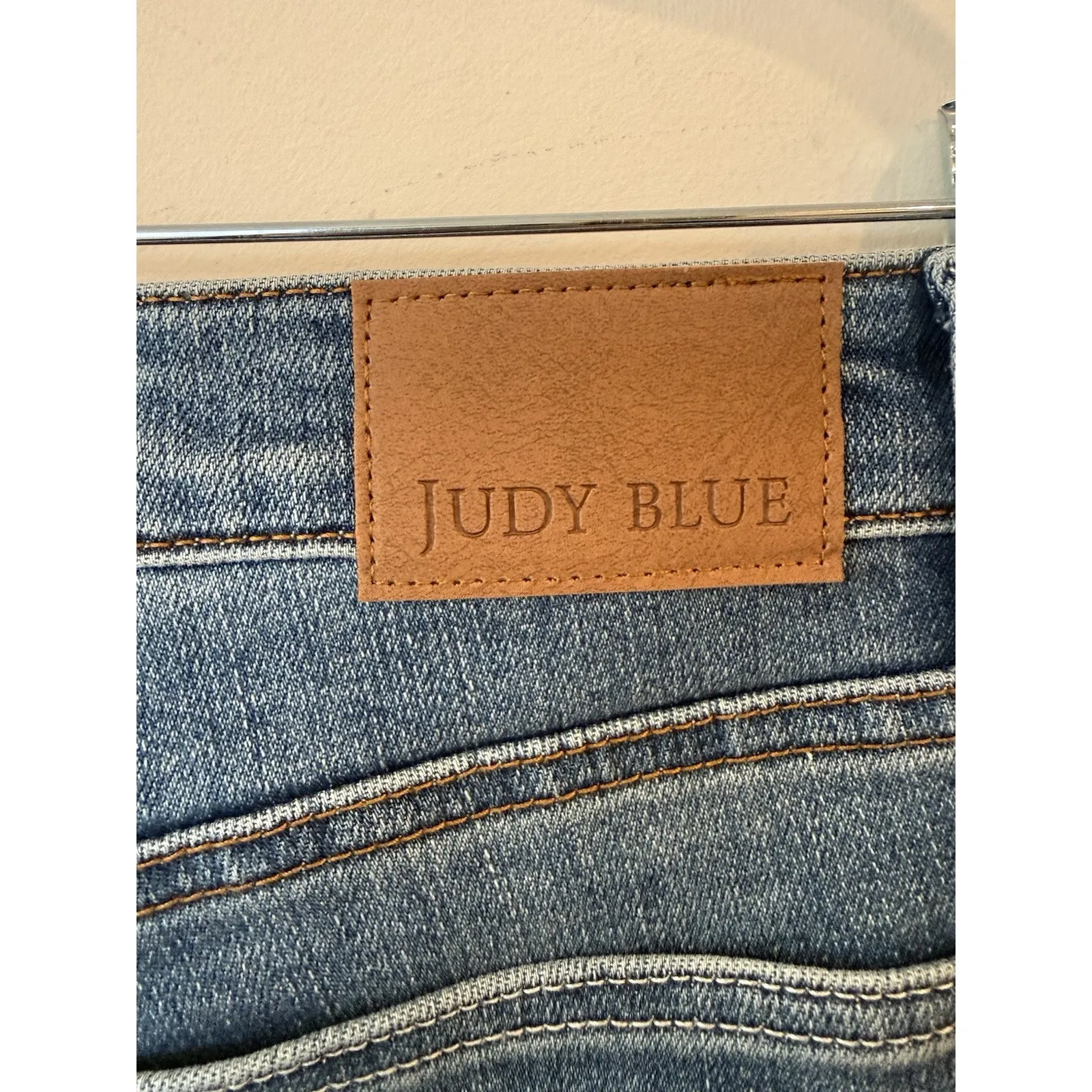 Judy Blue Womens High Waist Tummy Control Slim Fit Bootcut Jeans Size 32 Western - Image 8
