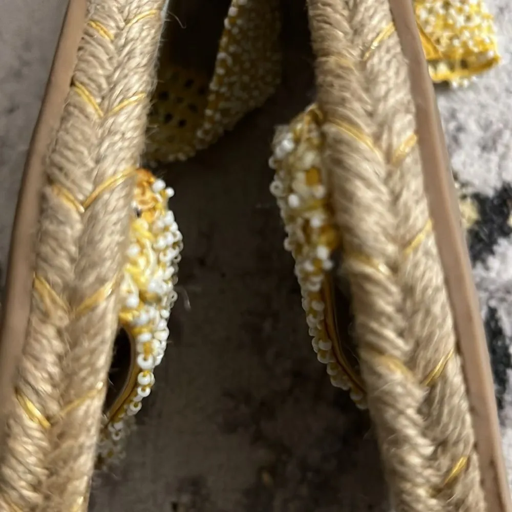 Karl Lagerfeld beaded stretch straps size 9 - Image 10