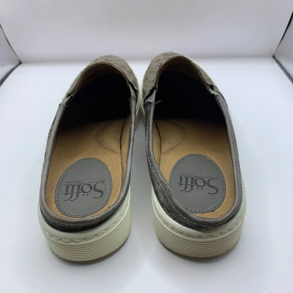Sofft Slides Mule Womens 6.5M Somers III Taupe Leather Slip On Mules D21 Size 6.5 - Image 6