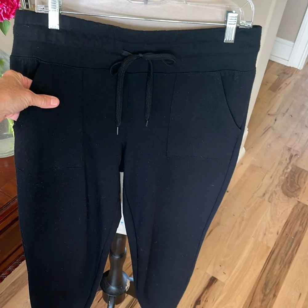 Black Drawstring Jogger Pants - Image 5