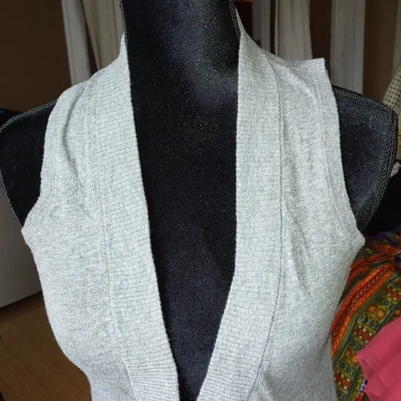 Oltre sweater vest (#0893) Gray - Image 2