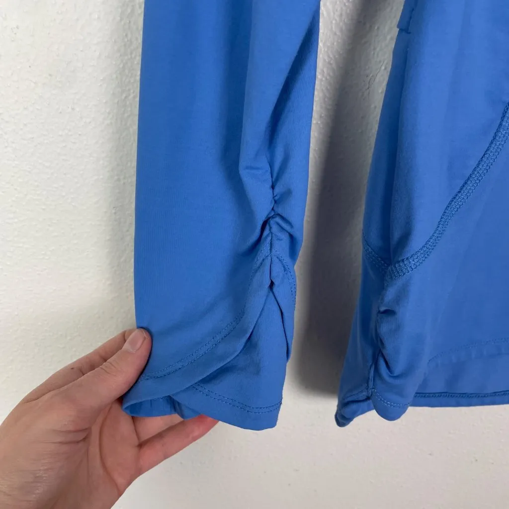 Title Nine Womens Blue Quarter-Zip Long Sleeve Pullover Shirt S‎ Golf Athletic - Image 3