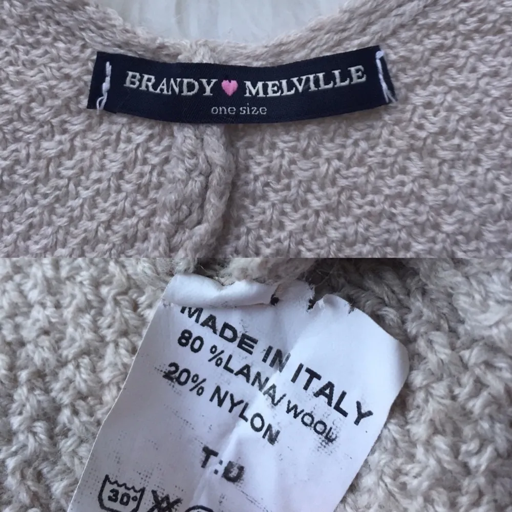 Brandy Melville Caroline Wool Open Front Cardigan - Image 7