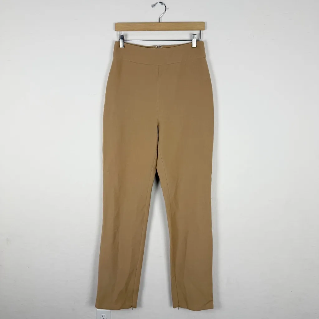 Odd Muse The Ultimate Muse Straight Leg Trousers in Camel Tan Size L - Image 6
