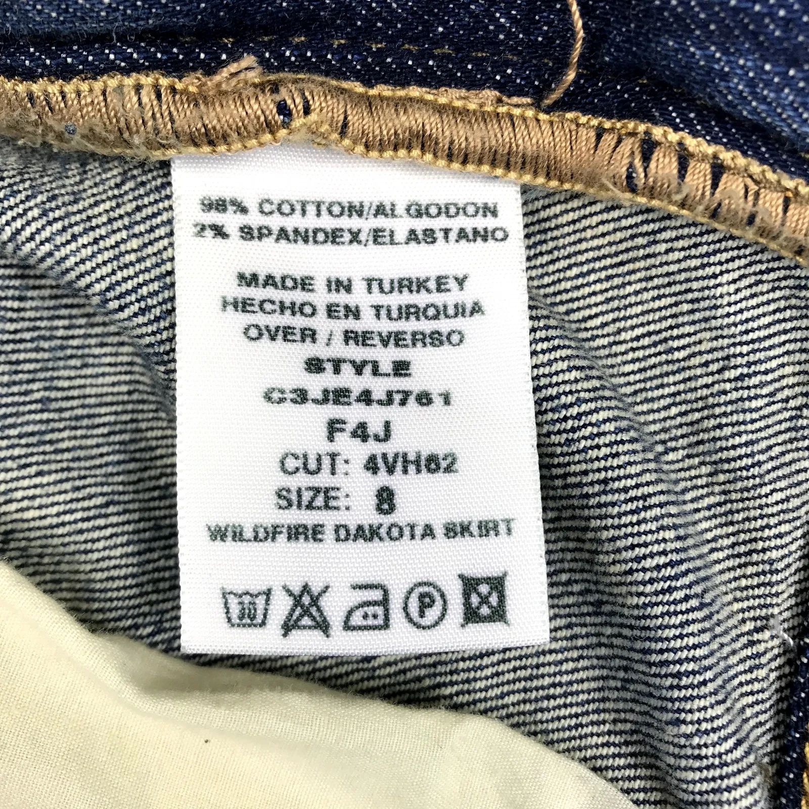 RALPH LAUREN Wildfire Dakota Pencil Skirt 8 Blue Classic Office Stylish Work EUC - Image 10