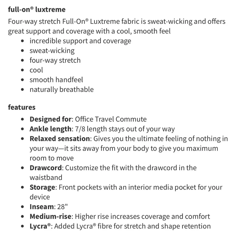 Lululemon On The Fly Pull-On Pants Blue Women's Sz 6 - Image 7