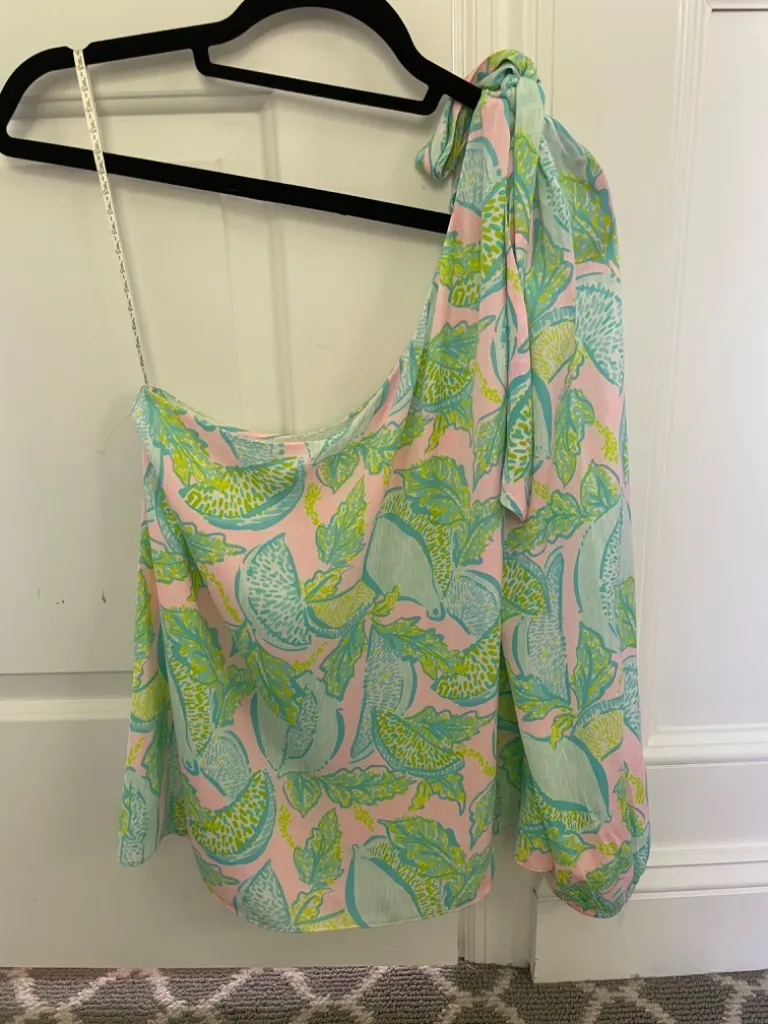 LILLY PULITZER AVENA ONE SHOULDER TOP SIZE 4! - Image 6