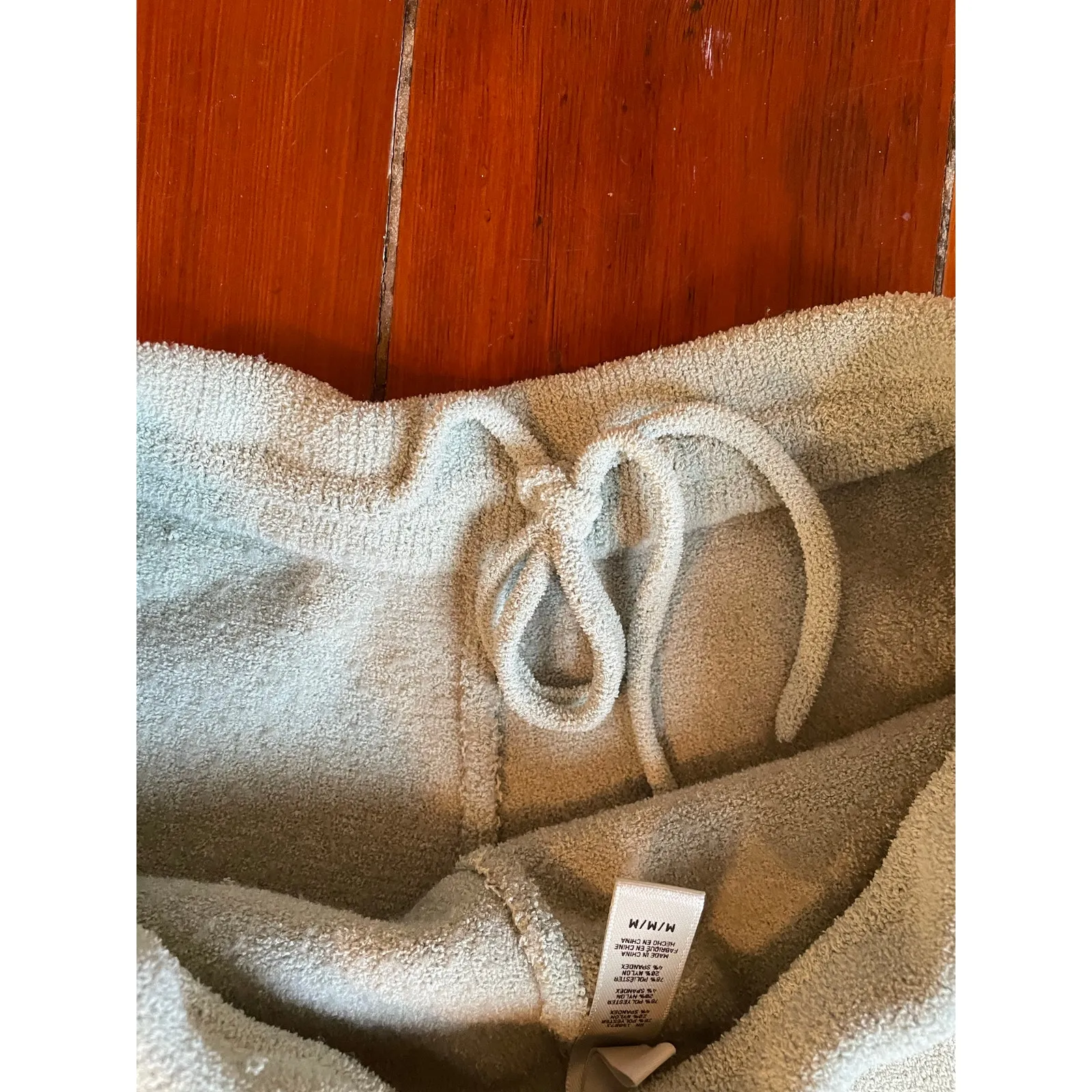 SKIMS Terry Lounge Set mint Bralette and Shorts Set Size M - Image 7