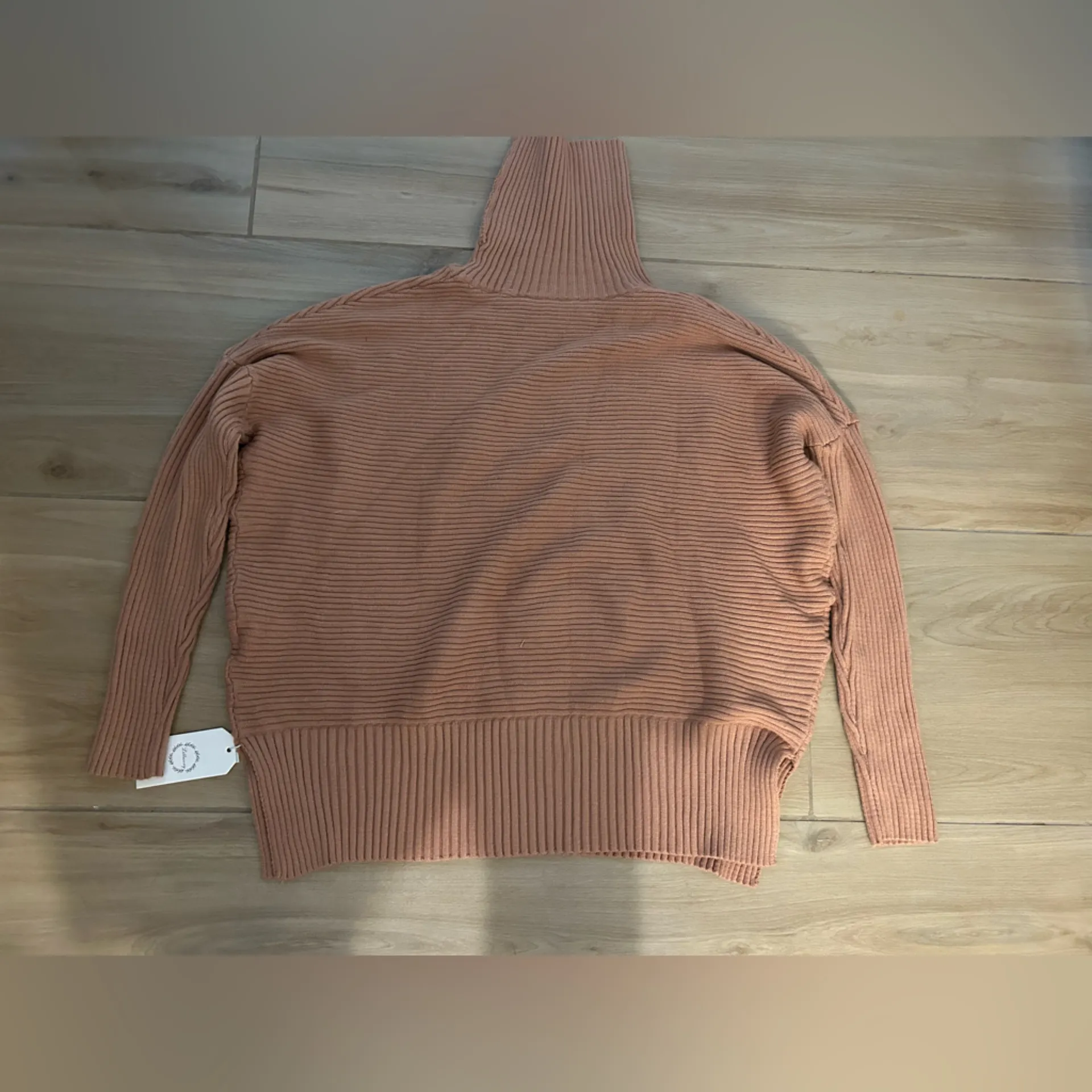 NEW Camel LILLUSORY Oversized Sweaters Tunic Sweater L Tan Size L - Image 3