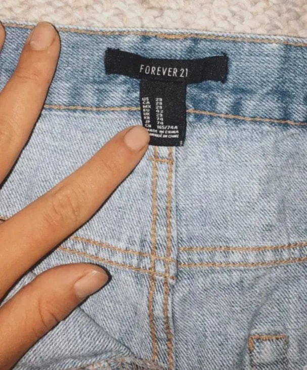 Forever 21 American Flag Jean Shorts - Image 4