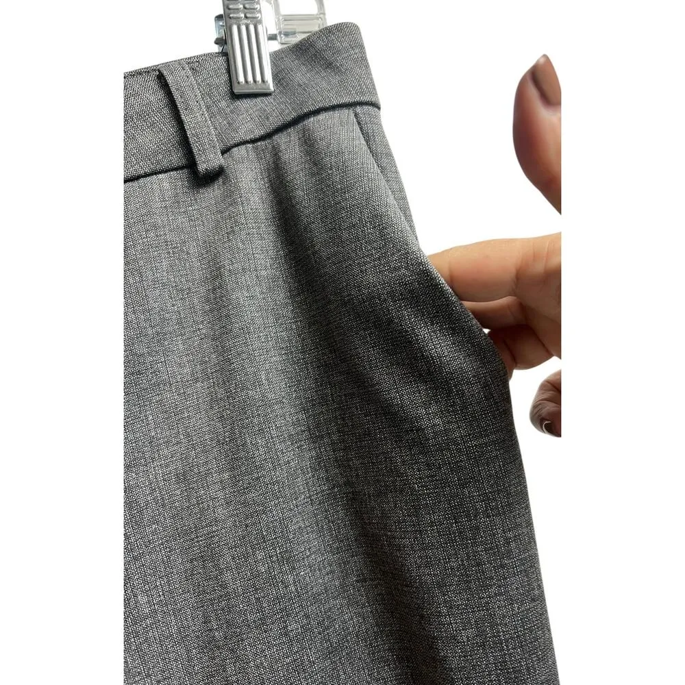 Kut From the Kloth Gray Dress Pants Women's 12 Petite Straight Trouser - Image 3