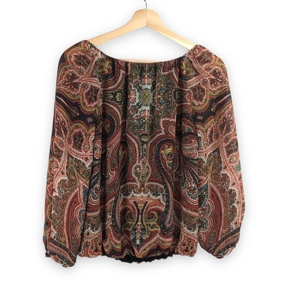 Alice + Olivia - Paisley Blouse - XS / TP - Image 2