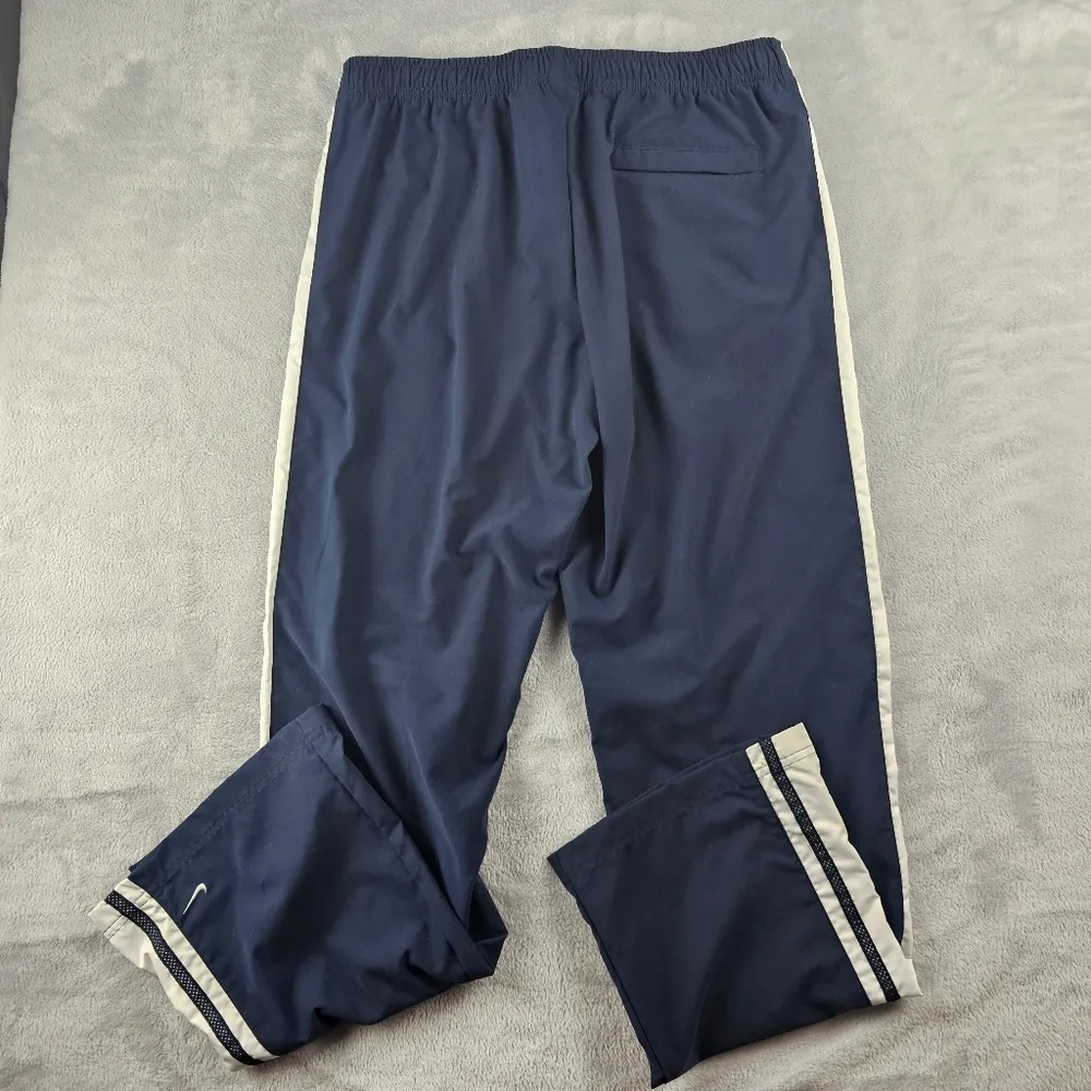 Nike Jogging Pants Womens Size Medium Blue Stretch Waist - Image 6