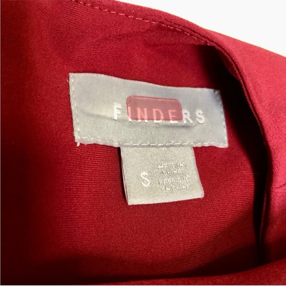 Oblivion Revolution Midi Dress Cutouts Lipstick Red Cocktail szS - Image 12