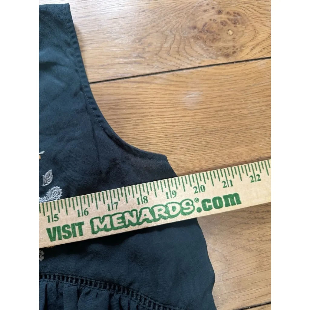 Knox Rose Women Tunic Tank Top Size Medium Embroidered Boho Cottagecore Peasant‎ - Image 7