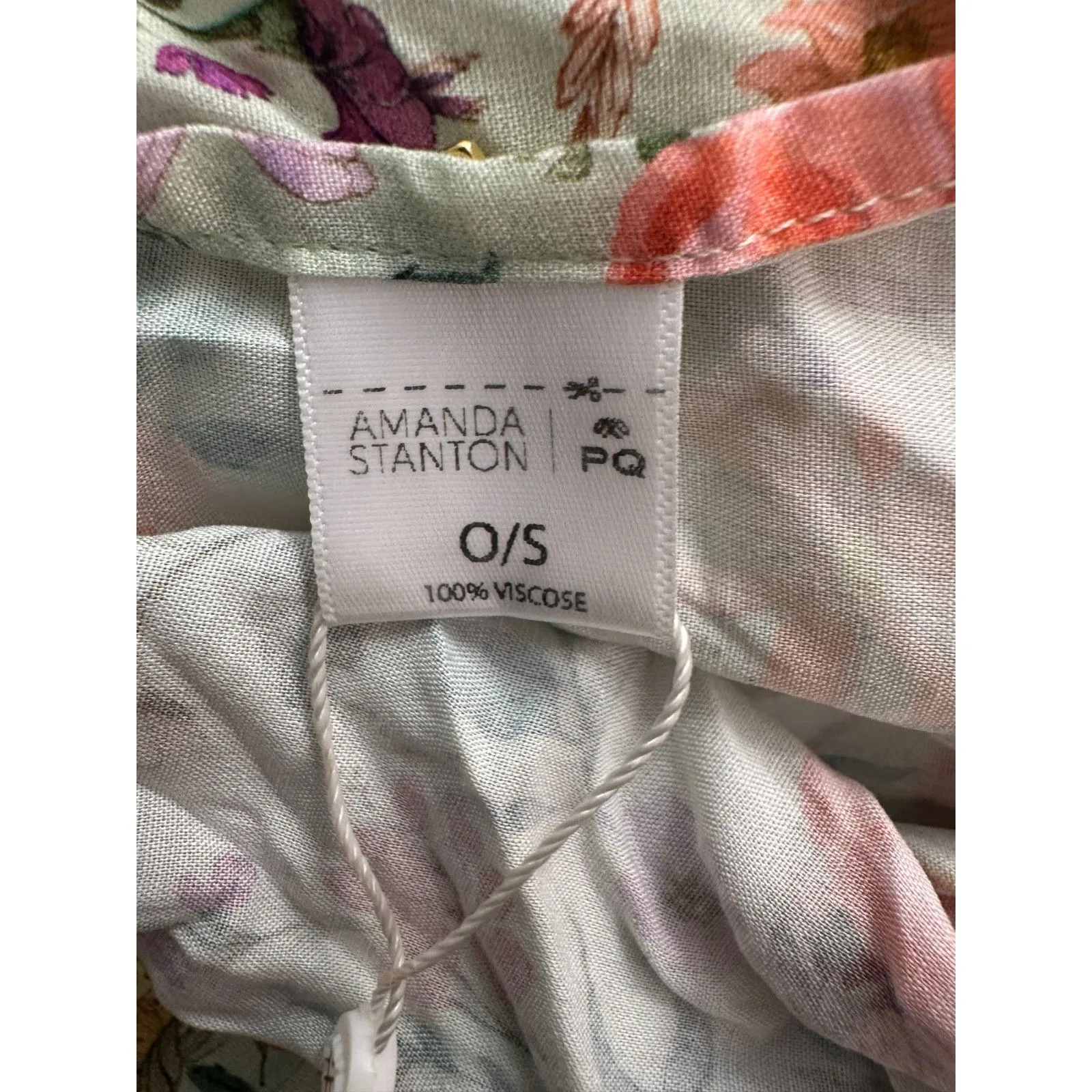 PQ Swim X Amanda Stanton Floral Wrap Skirt Coverup One Size NEW with Tags - Image 5