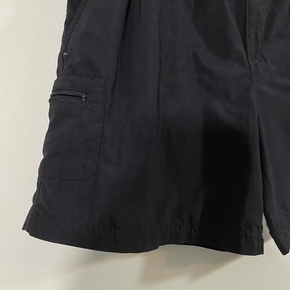 Columbia Women's Black Outdoor Hiking 6" Inseam Nylon Active Shorts Size M - Image 4
