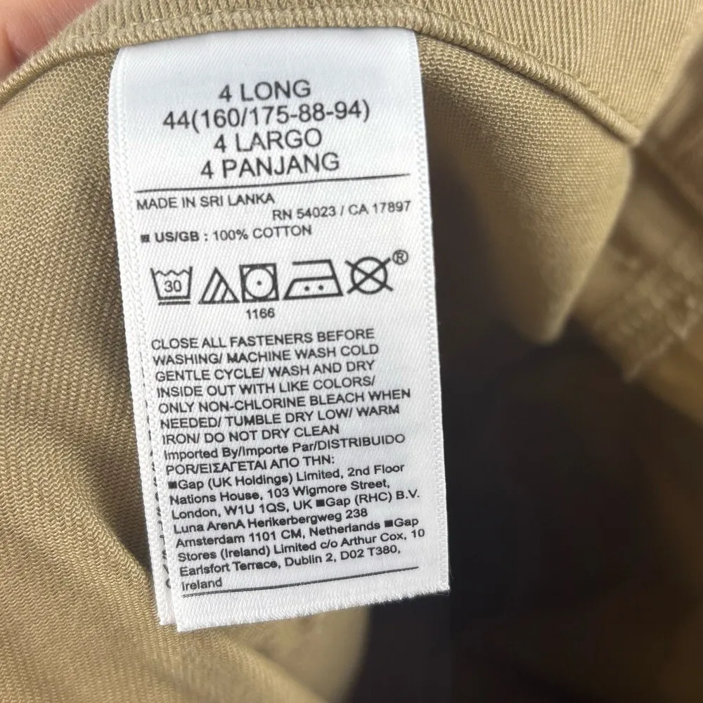 Banana Republic 4L Barrel Leg Riding Chino Women's Pants Equestrian Khaki Safari - Image 13