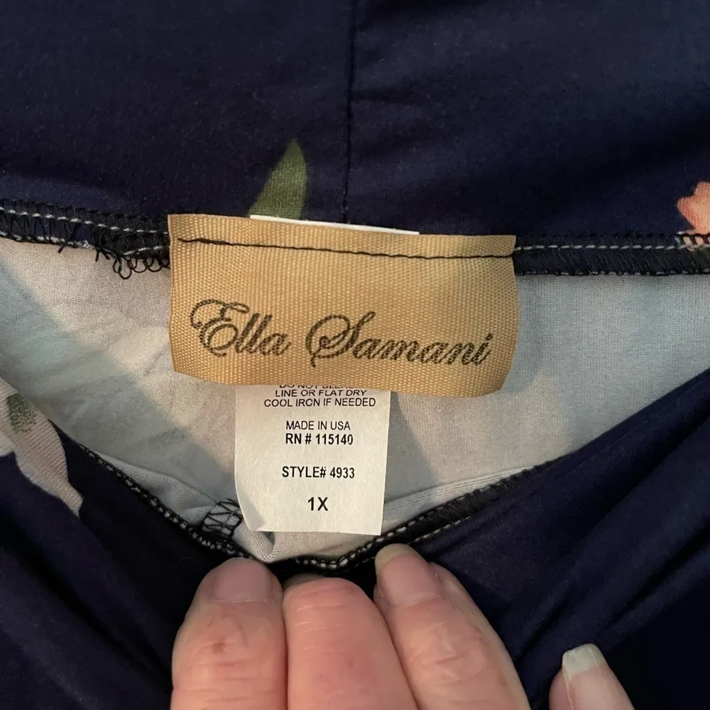 Elle Samani Nwt Floral Drawstring Palazzo Pants - Image 6