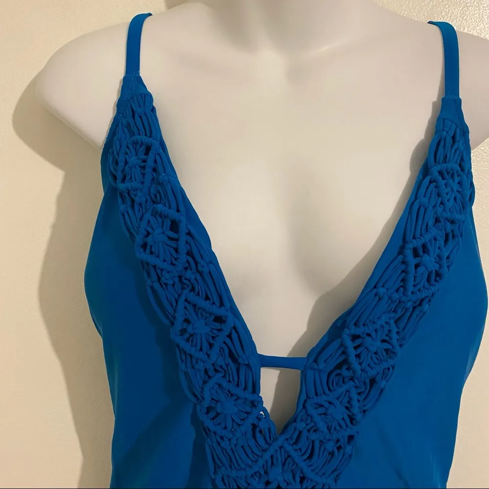 Christina (Maillots) 1 piece Blu-Blue Swim Suit Size XL NEW - Image 5
